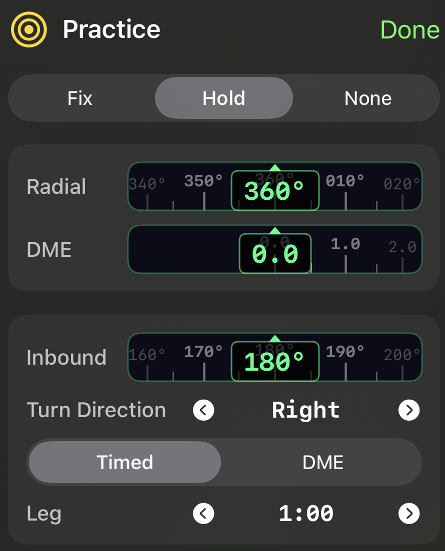 Holding practice configuration from HSI’s help